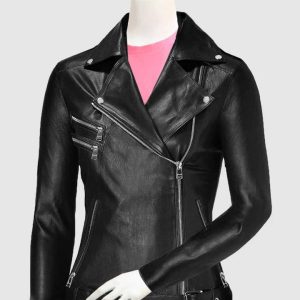 Classic Leather Zipper Jacket