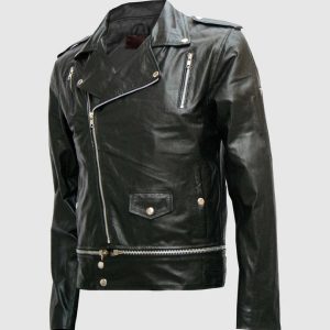 Classic Leather Zipper Jacket