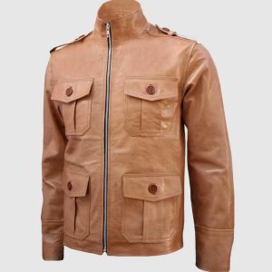 Light Tan Leather Jacket