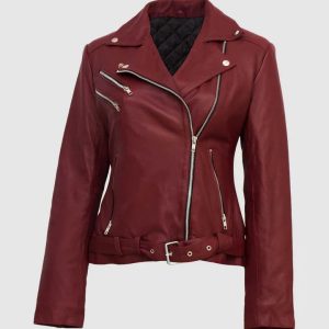 Burgundy Leather Jacket