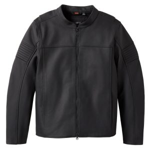 Leather Riding Jacket black