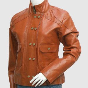 Vintage Tan Leather Jacket