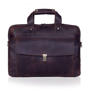 JAMES LEATHER BRIEFCASE BAG