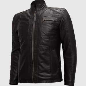 Dark Brown Leather Jacket