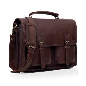 Roosevelt Buffalo Leather Briefcase  16 inch