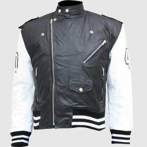 Black & White Varsity Jacket
