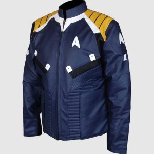 Blue Leather Jacket