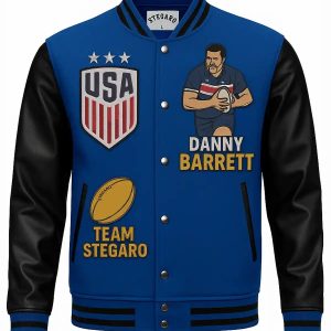 Stegaro Gridson Feel Good Fridays Danny Barrett Varsity Jacket