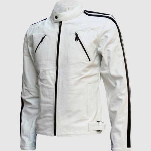 Off White Leather Jacket