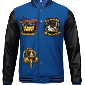 Big Wayne Grillz Gold Fronts varsity Jacket