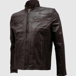 Classic Brown Biker Jacket