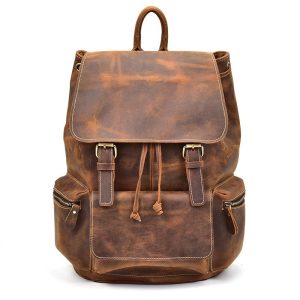 The Hagen Backpack  Vintage Leather Backpack