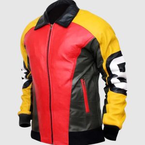 Multi Color Bomber Jacket