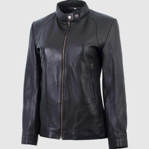 Black Biker Leather Jacket