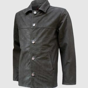 Vintage Leather Blazer Jacket