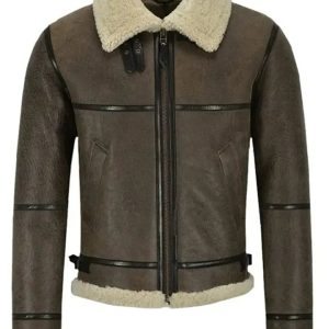 Vincent Air Force SF Flying Bomber Lambskin Leather Jacket