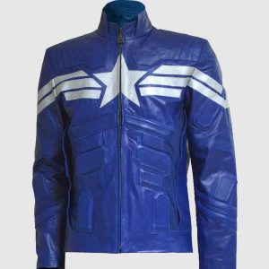 Blue Jacket With Gray Star