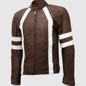 Distressed Leather Jacket