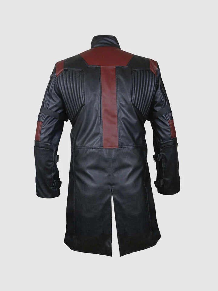 Long Leather Jacket - Image 2