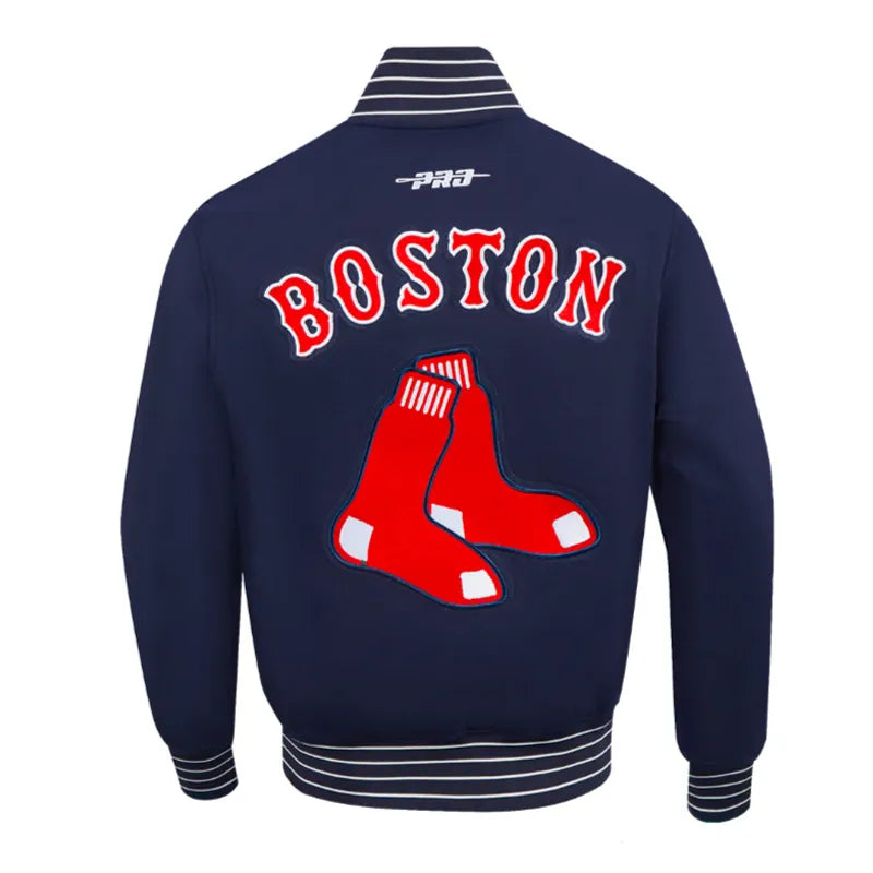 Boston Red Sox Current Logo Game Day Navy Jacket - Image 2