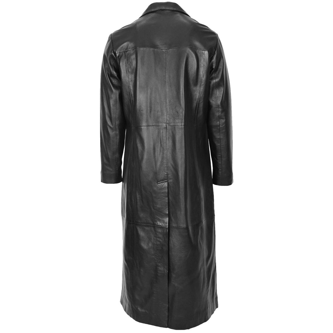 Mens Full Length Blazer Coat Freddie Black - Image 2