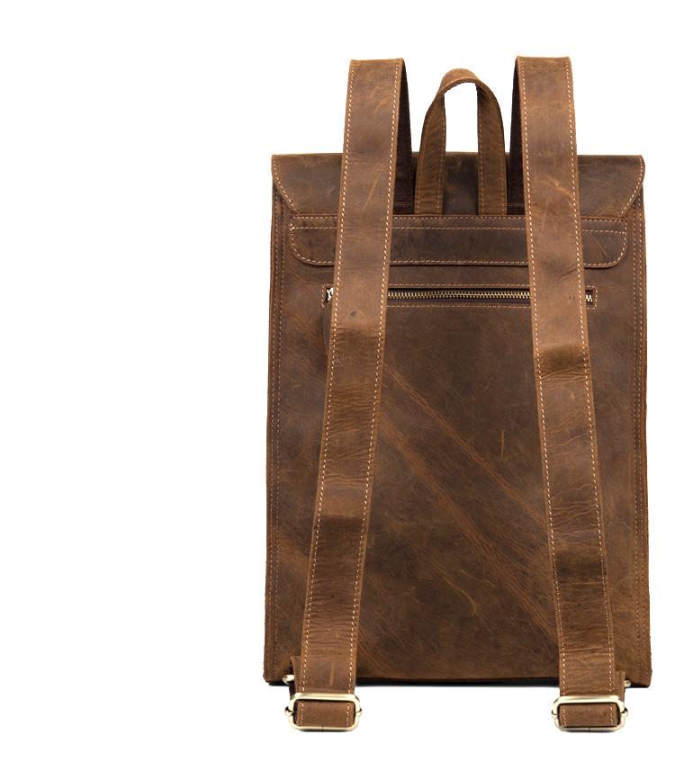 The Ragna Backpack Vintage Leather Backpack - Image 2