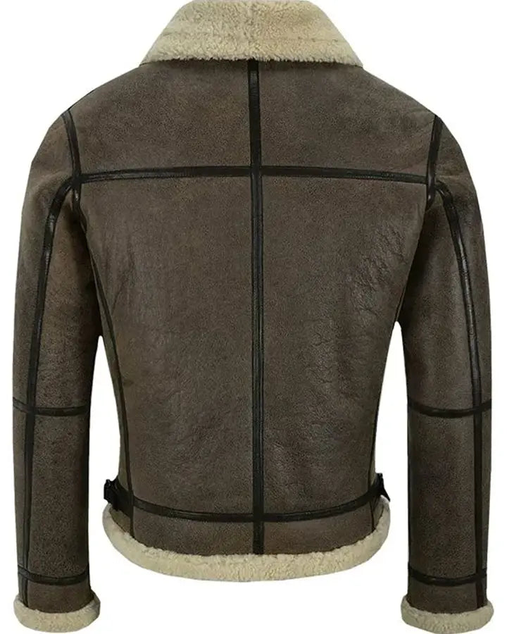 Vincent Air Force SF Flying Bomber Lambskin Leather Jacket - Image 2