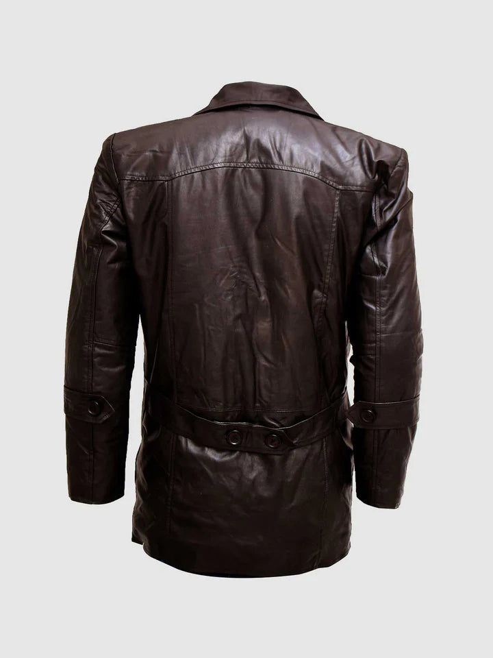 Dark Brown Button Jacket - Image 2