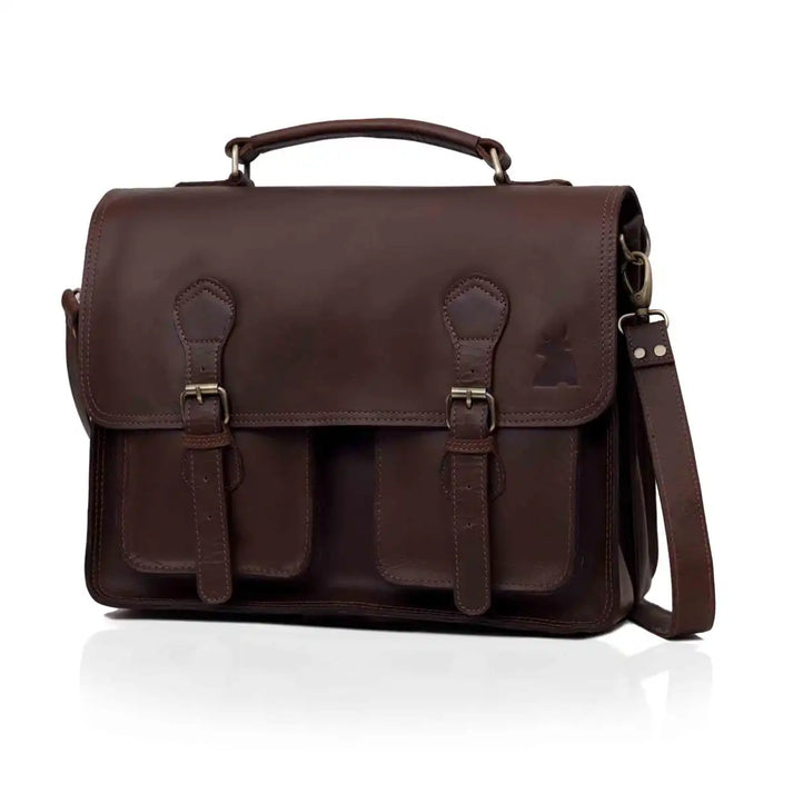 Roosevelt Buffalo Leather Briefcase 16 inch - Image 2