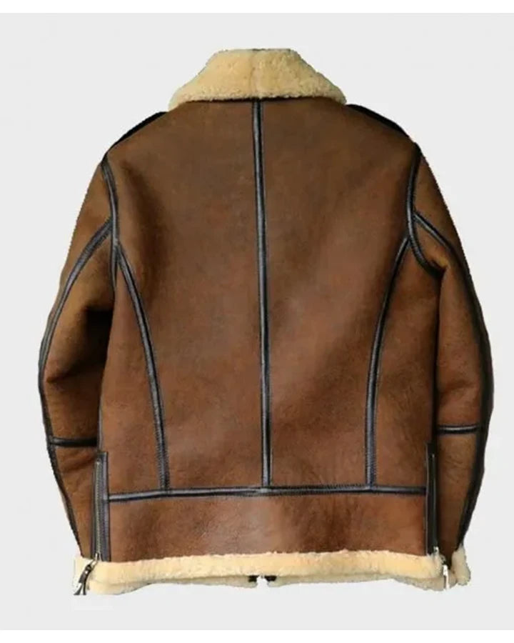 Johnson Brown SF Shearling Soft Leather Jacket - Image 2