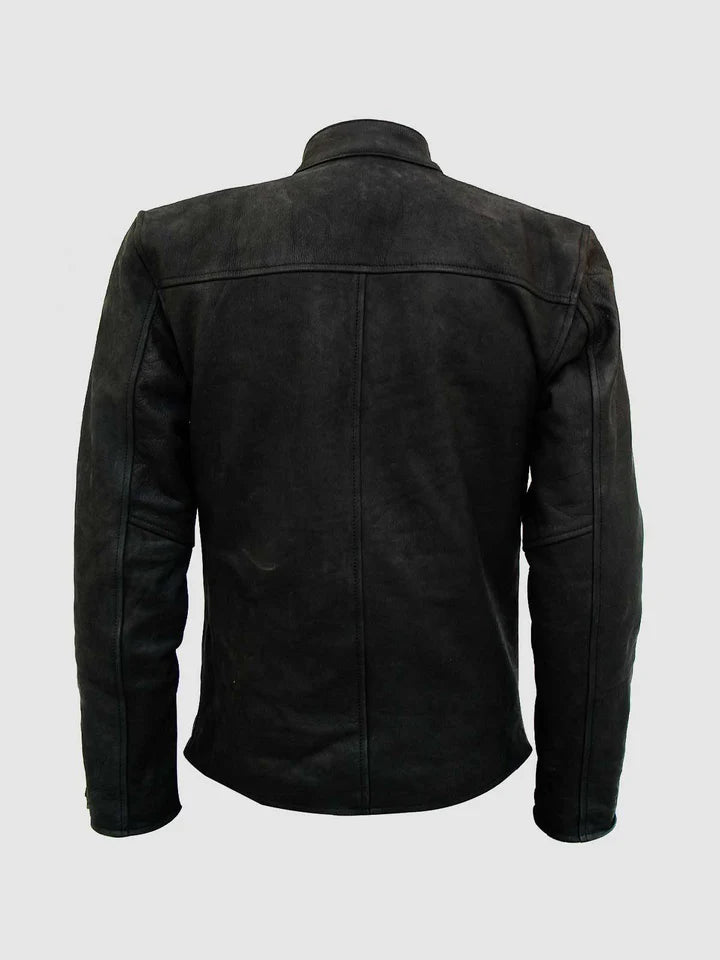 Vintage Nubuck Leather Jacket - Image 2