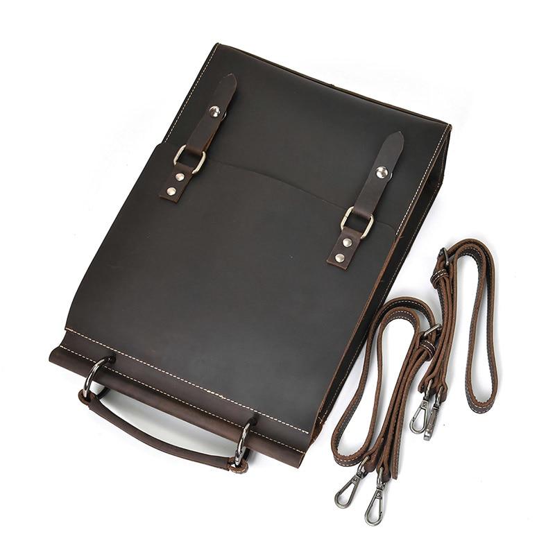 The Unn Backpack Vintage Leather Backpack - Image 4