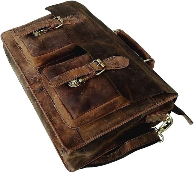 TLF LAPTOP LEATHER BRIEFCASE - Image 4