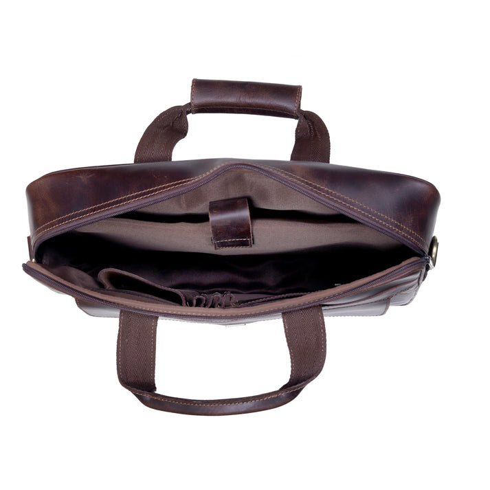 JAMES LEATHER BRIEFCASE BAG - Image 4