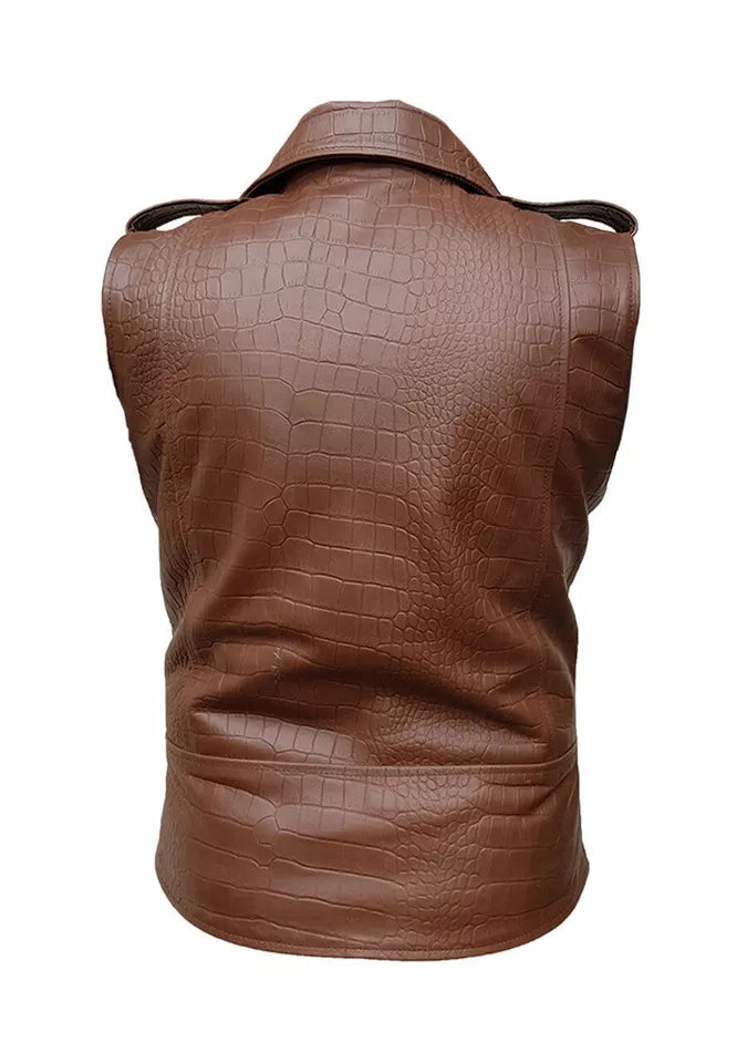 Club Style Motorcycle Vest | Kaida Leathers - Image 2