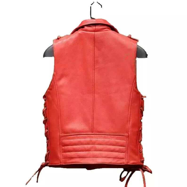 Real Leather Motorcycle Vest – Men’s Rider Edition - Image 2