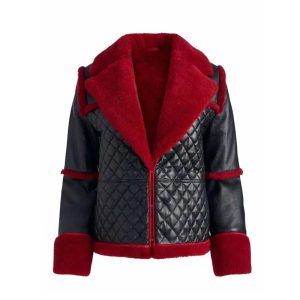 Aviator Pilot Red B3 Shearling Jacket