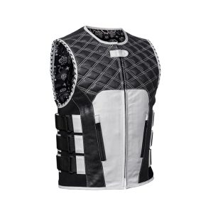 Blackline Men’s Motorcycle Leather Vest