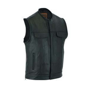 Vestra Men's Motorcycle Leather Vest