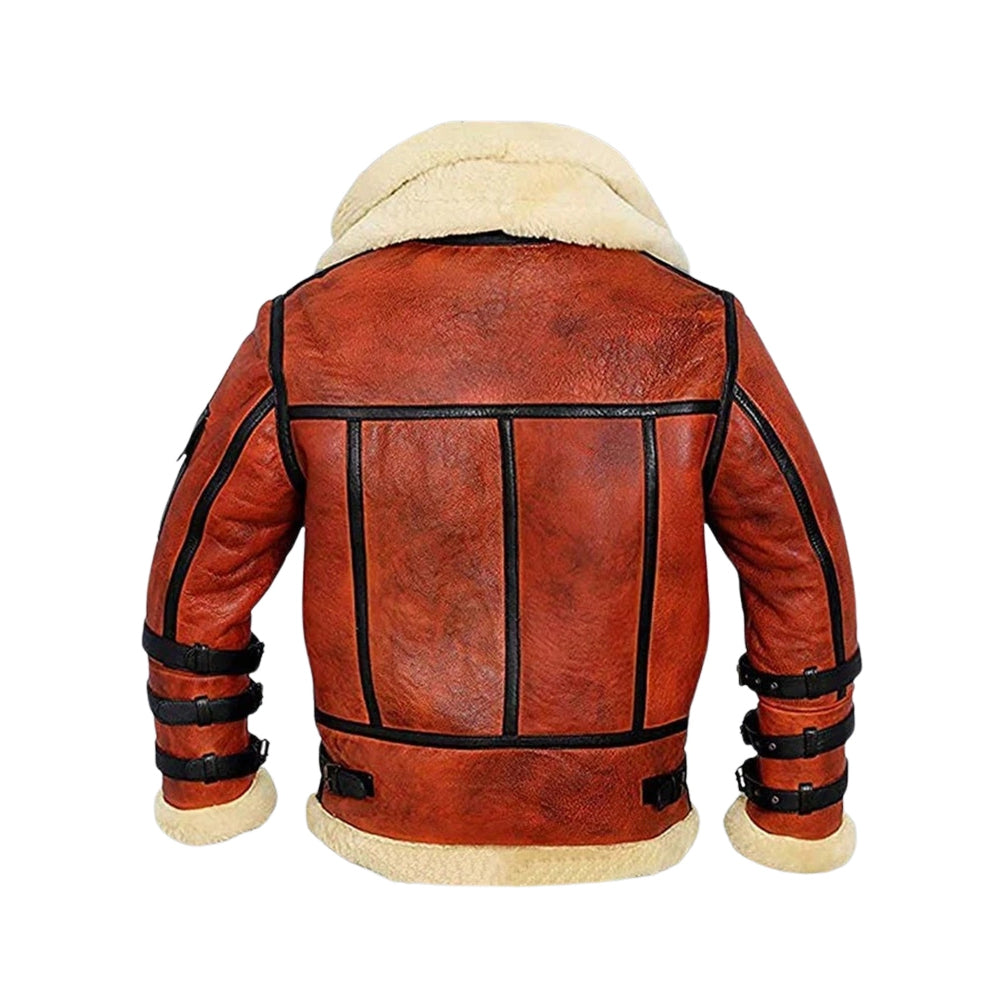 RAF Aviator Leather Jacket - Image 2